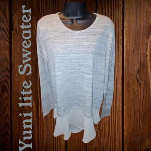Yuni lite sweater top Sz XL